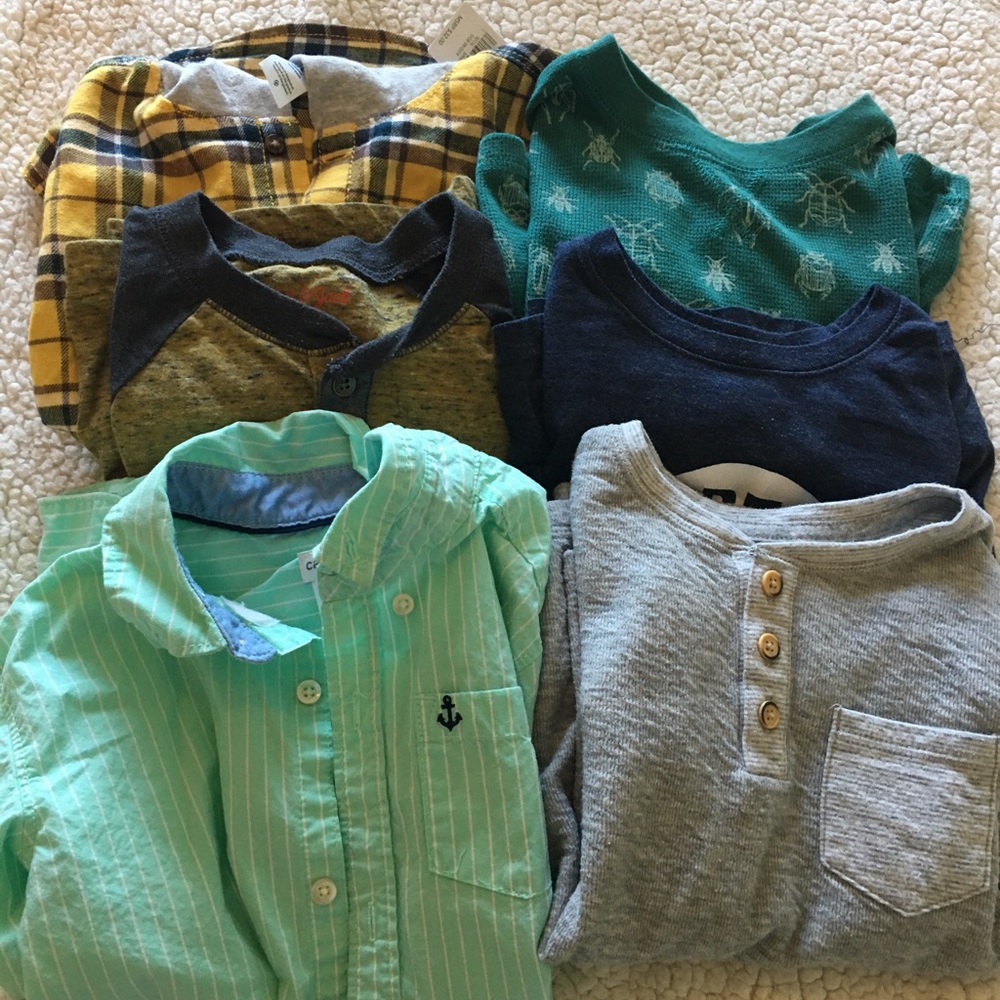 Boys long sleeve shirts
